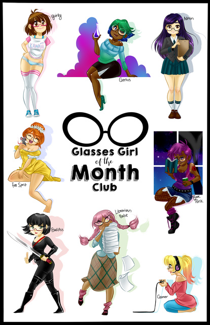 Glasses Girl of the Month Club